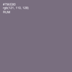 #796E80 - Rum Color Image