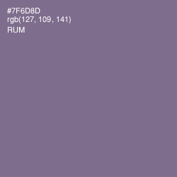 #7F6D8D - Rum Color Image