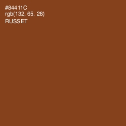 #84411C - Russet Color Image