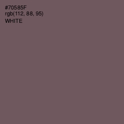 #70585F - Russett Color Image