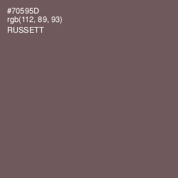 #70595D - Russett Color Image