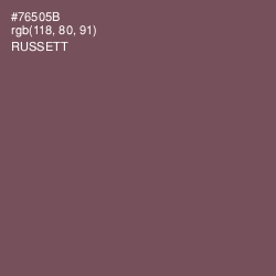 #76505B - Russett Color Image
