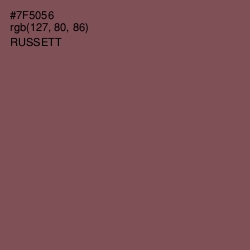 #7F5056 - Russett Color Image