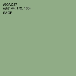 #90AC87 - Sage Color Image
