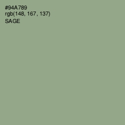 #94A789 - Sage Color Image