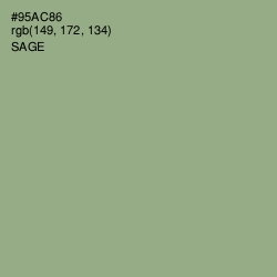 #95AC86 - Sage Color Image