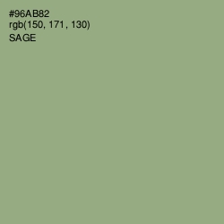 #96AB82 - Sage Color Image