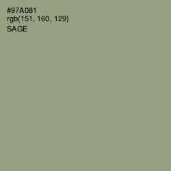 #97A081 - Sage Color Image