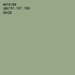 #97A788 - Sage Color Image