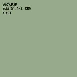 #97AB8B - Sage Color Image