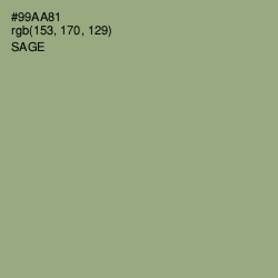 #99AA81 - Sage Color Image
