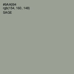 #9AA094 - Sage Color Image