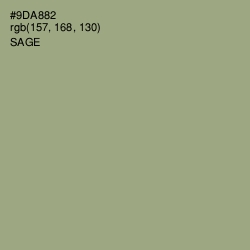 #9DA882 - Sage Color Image