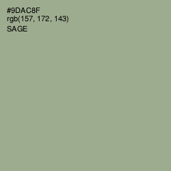 #9DAC8F - Sage Color Image