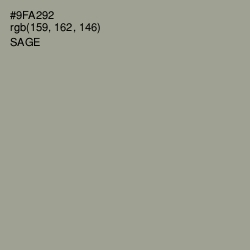 #9FA292 - Sage Color Image