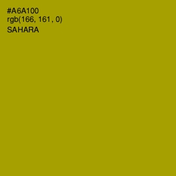 #A6A100 - Sahara Color Image