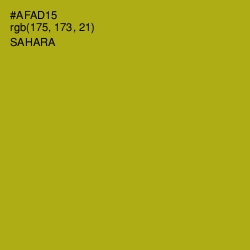#AFAD15 - Sahara Color Image