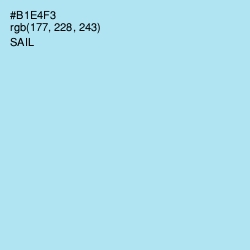 #B1E4F3 - Sail Color Image