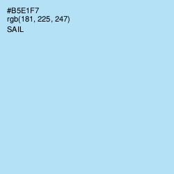 #B5E1F7 - Sail Color Image