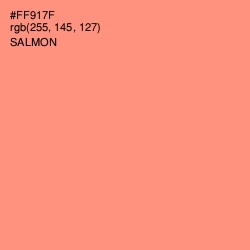 #FF917F - Salmon Color Image