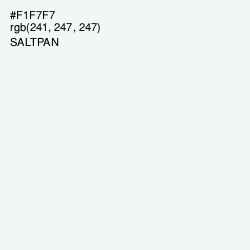 #F1F7F7 - Saltpan Color Image