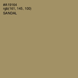 #A19164 - Sandal Color Image