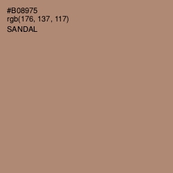 #B08975 - Sandal Color Image