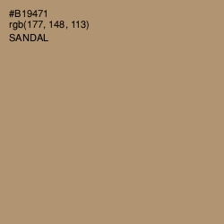 #B19471 - Sandal Color Image