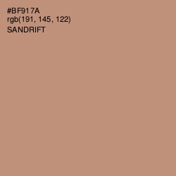 #BF917A - Sandrift Color Image