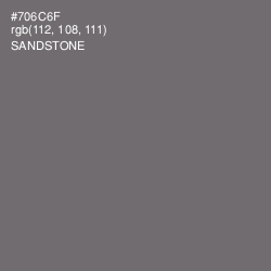 #706C6F - Sandstone Color Image