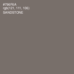 #796F6A - Sandstone Color Image