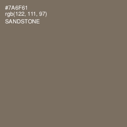 #7A6F61 - Sandstone Color Image
