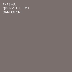 #7A6F6C - Sandstone Color Image