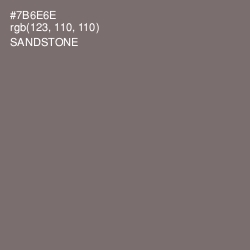 #7B6E6E - Sandstone Color Image