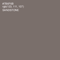 #7B6F6B - Sandstone Color Image