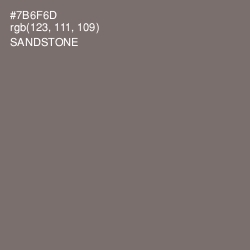 #7B6F6D - Sandstone Color Image