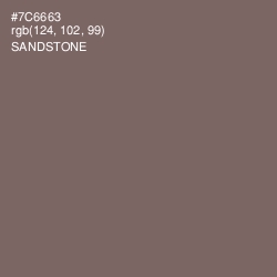 #7C6663 - Sandstone Color Image