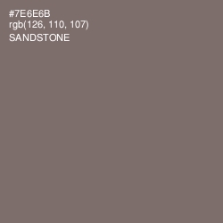 #7E6E6B - Sandstone Color Image