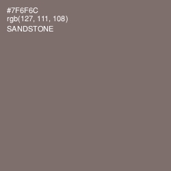 #7F6F6C - Sandstone Color Image