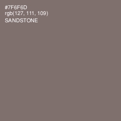 #7F6F6D - Sandstone Color Image