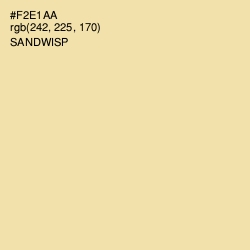 #F2E1AA - Sandwisp Color Image