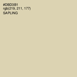 #DBD3B1 - Sapling Color Image