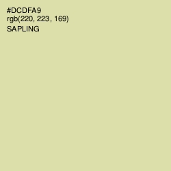 #DCDFA9 - Sapling Color Image