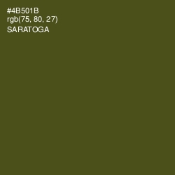 #4B501B - Saratoga Color Image