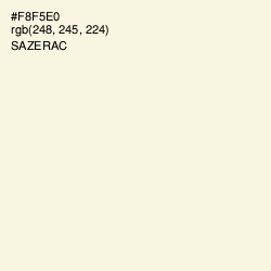 #F8F5E0 - Sazerac Color Image