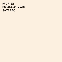 #FCF1E1 - Sazerac Color Image