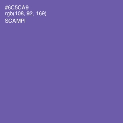 #6C5CA9 - Scampi Color Image