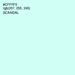 #CFFFF5 - Scandal Color Image