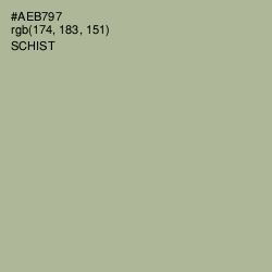 #AEB797 - Schist Color Image