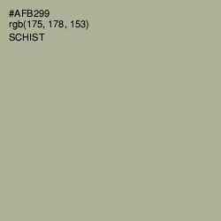 #AFB299 - Schist Color Image